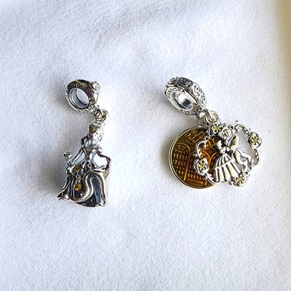 NEW Disney Beauty and the Beast charms bundle for Pandora bracelet - Picture 1 of 3